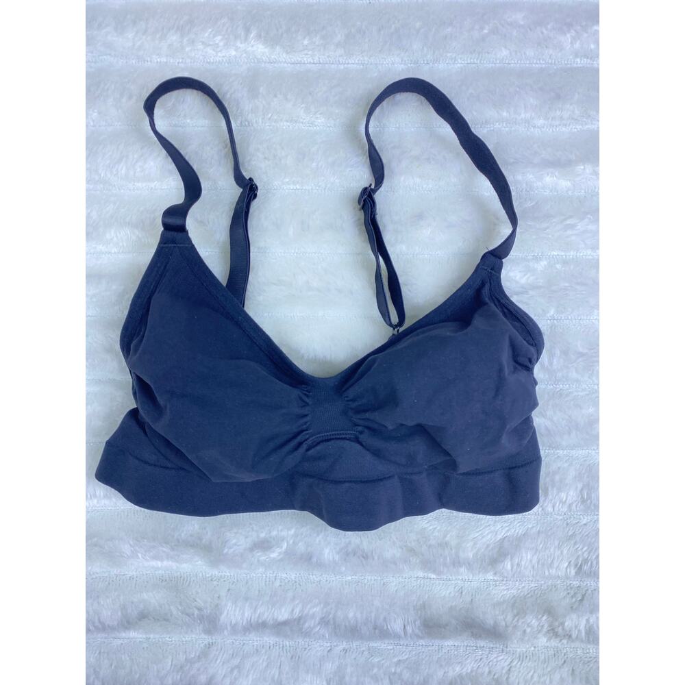 SKIMS Seamless Sculpt Bralette Onyx Black Size S NWOT - Picture 3 of 6